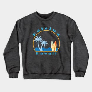 Haleiwa Beach Graphic Crewneck Sweatshirt